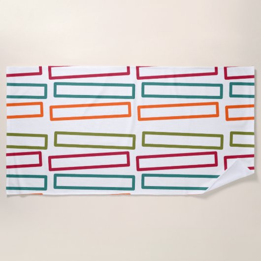 Bibliothek Strandtuch (Vorderseite)