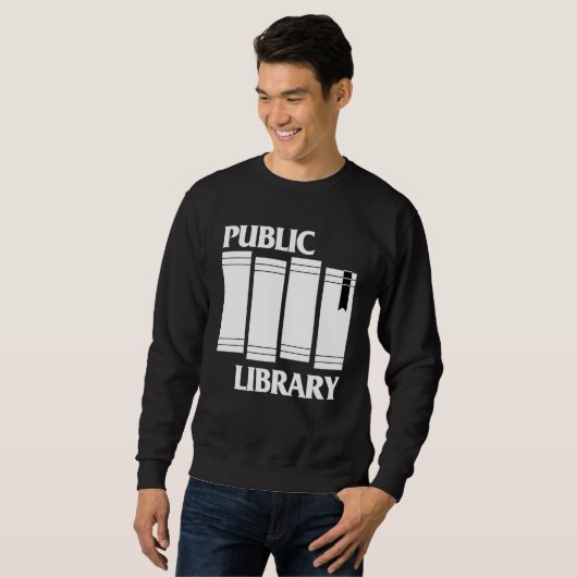 Bibliothek Sweatshirt (Vorne ganz)