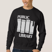 Bibliothek Sweatshirt (Vorderseite)