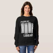 Bibliothek Sweatshirt (Vorne ganz)