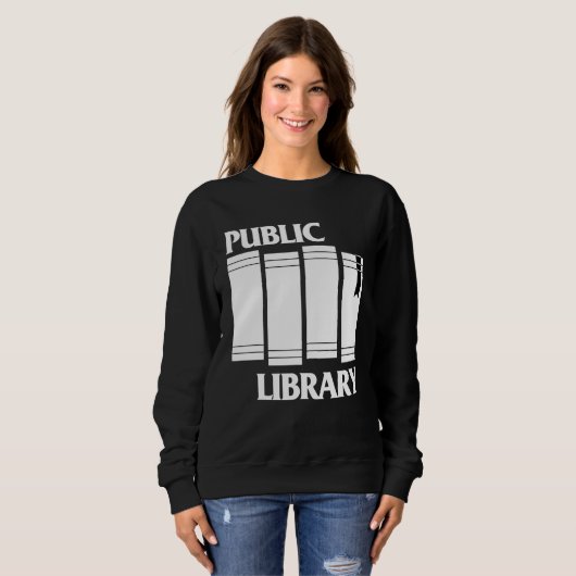 Bibliothek Sweatshirt (Vorne ganz)