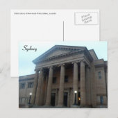 Bibliothek Sydney Postkarte (Vorne/Hinten)