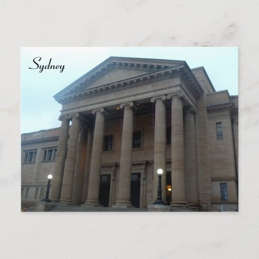 Bibliothek Sydney Postkarte (Vorderseite)