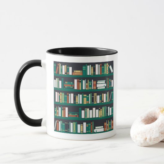 Bibliothek Tasse (Mit Donut)