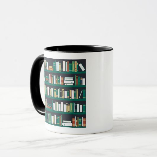 Bibliothek Tasse (Vorderseite Links)