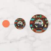 Bibliothek-Themen Abschlusstisch Konfetti (Vorderseiten)