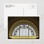Bibliothek Thomas Jefferson Gebäude, War Postkarte (Vorne/Hinten)