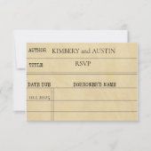 Bibliothek | UAWG Response Card RSVP Karte (Vorderseite)