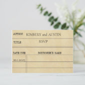 Bibliothek | UAWG Response Card RSVP Karte (Stehend Vorderseite)