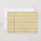 Bibliothek | UAWG Response Card RSVP Karte (Rückseite)