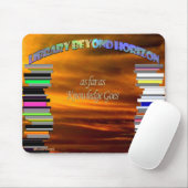 Bibliothek über Horizont hinaus Mousepad (Mit Mouse)