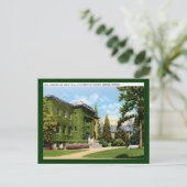 Bibliothek, Universität Oregon, Eugene Vintag Postkarte (Stehend Vorderseite)