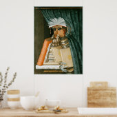 Bibliothek von Giuseppe Arcimboldo Poster (Küche)