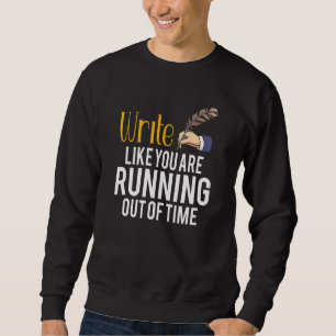Bibliothek zum Schreiben schriftstellerischer Büch Sweatshirt