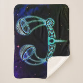 Bibliotheka der Schuppen zodiac Decke Sherpadecke (Vorderseite)