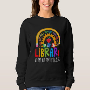 Bibliothekar Bibliothek Zurück zur Schule, wo das Sweatshirt