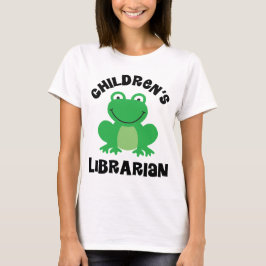Bibliothekar-Bibliotheksfrosch der Kinder T-Shirt