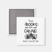 Bibliothekar, Buch Lover, Buchwurm Magnet (Vorderseite/Rückseite)