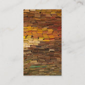 Bibliothekar-bunte Buch-Visitenkarte Visitenkarte (Rückseite)