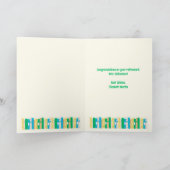 Bibliothekar / Englischlehrerversorgung Karte (Innenseite)