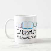 Bibliothekar Extraordinaire Kaffeetasse (Links)