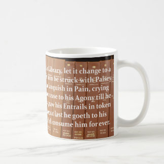 Bibliothekar-Fluch-Tasse Kaffeetasse