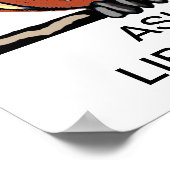 Bibliothekar gefragt poster (Ecke)