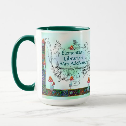 Bibliothekar-Geschenk Tasse (Links)