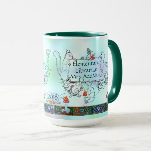 Bibliothekar-Geschenk Tasse (VorderseiteRechts)