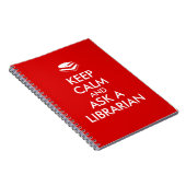 Bibliothekar-Geschenke behalten Ruhe, eine Notizblock (Rechte Seite)