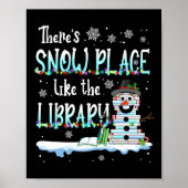 Bibliothekar gibt es einen Schneeplatz wie die Bib Poster (Vorne)