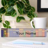 Bibliothekar-Giraffe Namensplakette