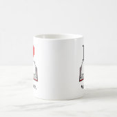 Bibliothekar I Liebe Hörbücher Buch Nerd Kaffeetasse (Mittel)