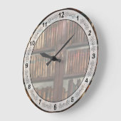 Bibliothekar - In der Bibliothek Große Wanduhr (Winkel)