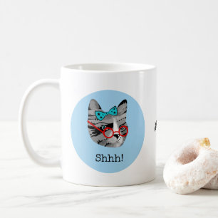 Bibliothekar-Katze Kaffeetasse