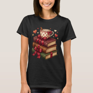Bibliothekar Leser Bücher Valentinstag Lehrer Vale T-Shirt