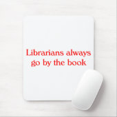 Bibliothekar-Mausunterlage Mousepad (Mit Mouse)