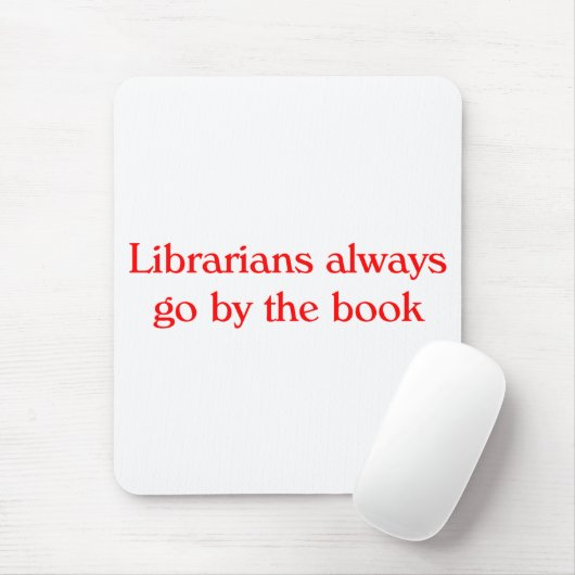 Bibliothekar-Mausunterlage Mousepad (Mit Mouse)