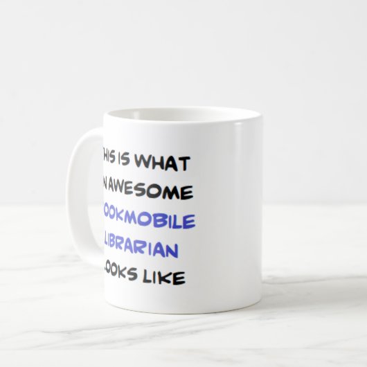 Bibliothekar mobil, phantastisch kaffeetasse (Vorderseite Links)
