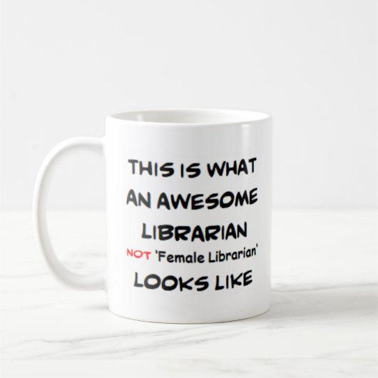 Bibliothekar, nicht weiblich, phantastisch kaffeetasse (Links)