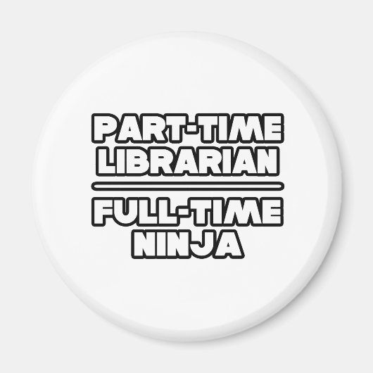 Bibliothekar...Ninja Magnet (Vorne)