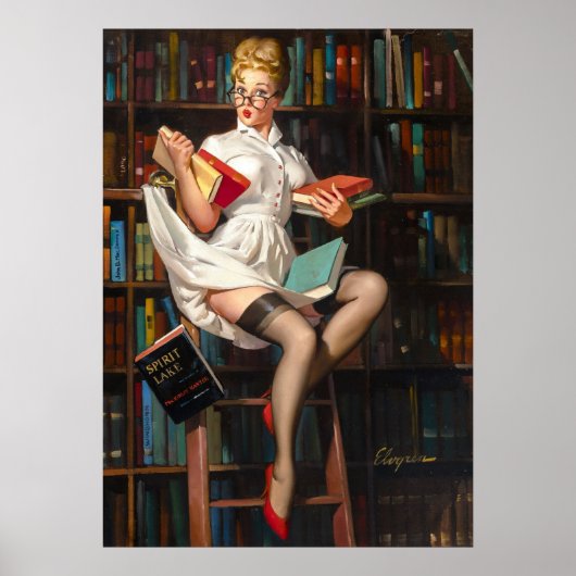 Bibliothekar Poster (Vorne)