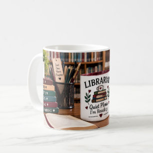 Bibliothekar Ruhe Bitte Lesetasse Kaffeetasse