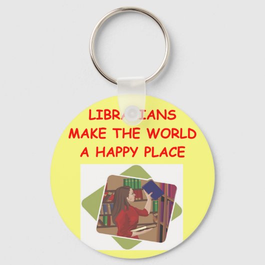 Bibliothekar Schlüsselanhänger (Vorderseite)