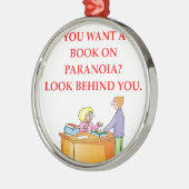 BIBLIOTHEKAR SILBERNES ORNAMENT (Links)