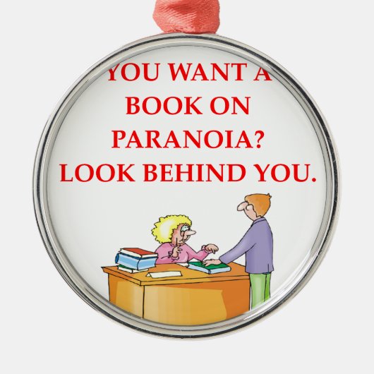 BIBLIOTHEKAR SILBERNES ORNAMENT (Vorne)