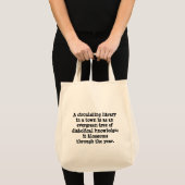 Bibliothekar-Tasche Tragetasche (Vorderseite (Produkt))
