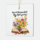 Bibliothekar und Bücher Ornamente (Links)