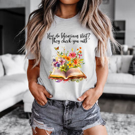 Bibliothekar und Bücher T-Shirt