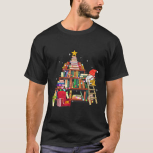 Bibliothekar und Bücherliebhaber Weihnachten Bibli T-Shirt